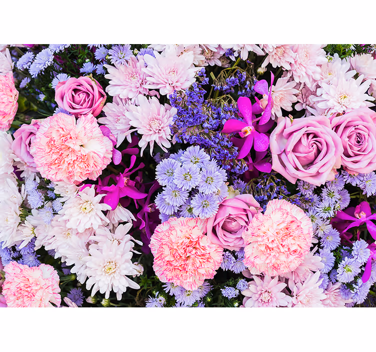 Fotomurale fiori composizione di bouquet floreali - TenStickers