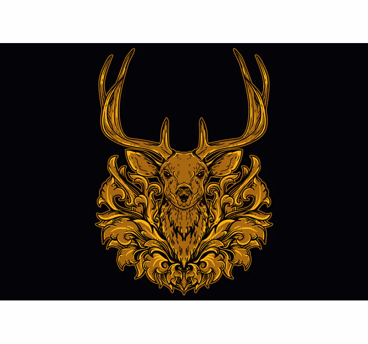 Fotomurale animali ritratto di cervo maestoso - TenStickers