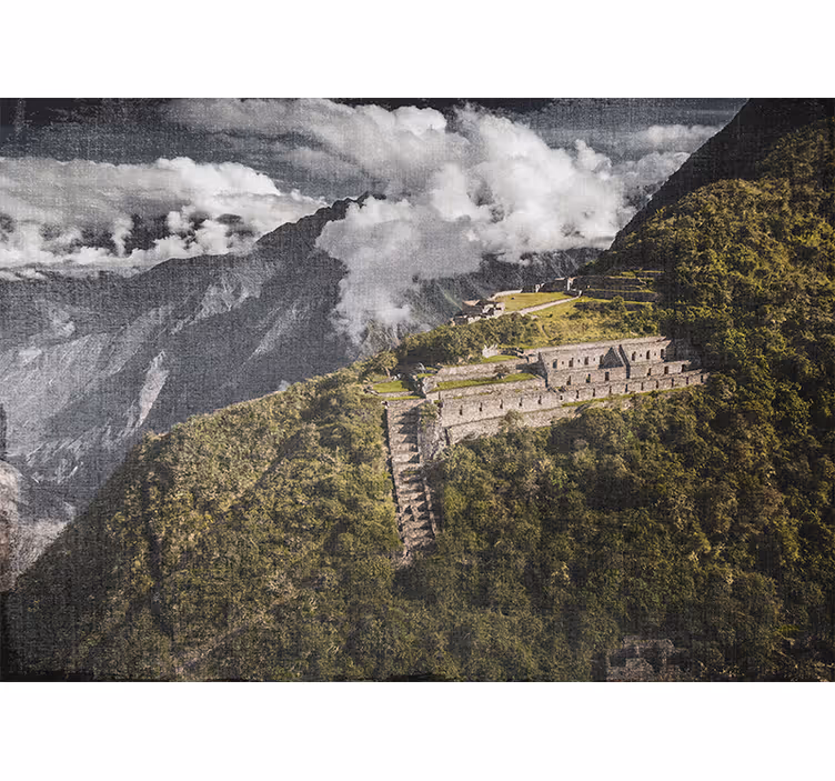 Fotomurale paesaggi maestose rovine vista - TenStickers