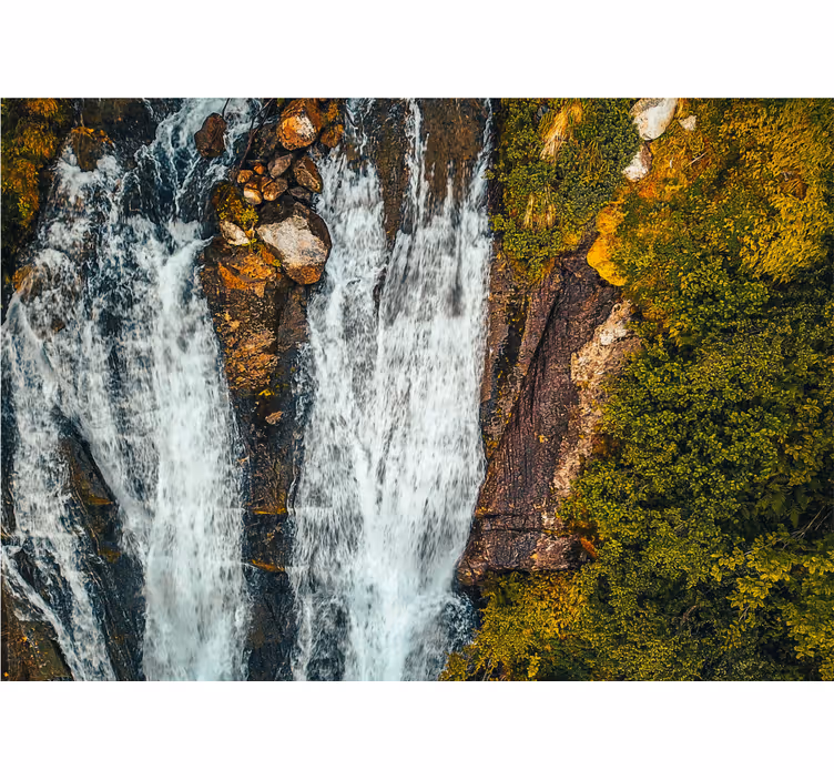 Fotomurali cascate paesaggio della grande cascata - TenStickers