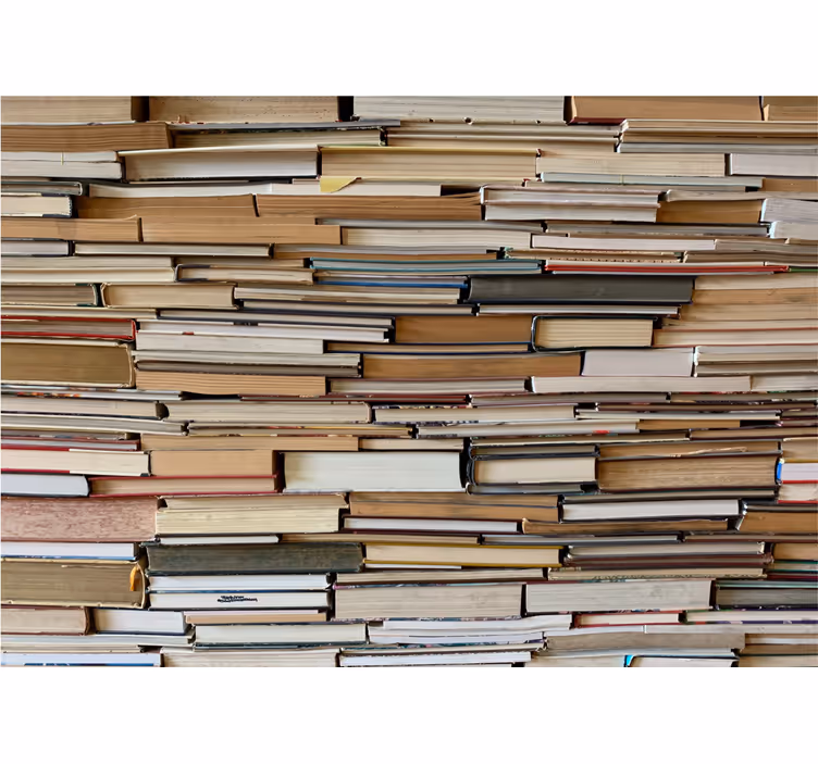 Fotomurale textures pile di libri sovrapposti - TenStickers
