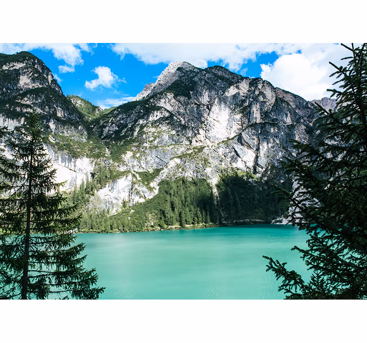 Fotomurale paesaggi panorama delle grandi montagne - TenStickers
