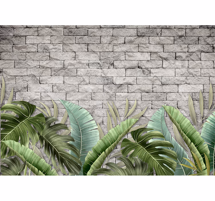 Fotomurali natura verdi tropicali lussureggianti - TenStickers