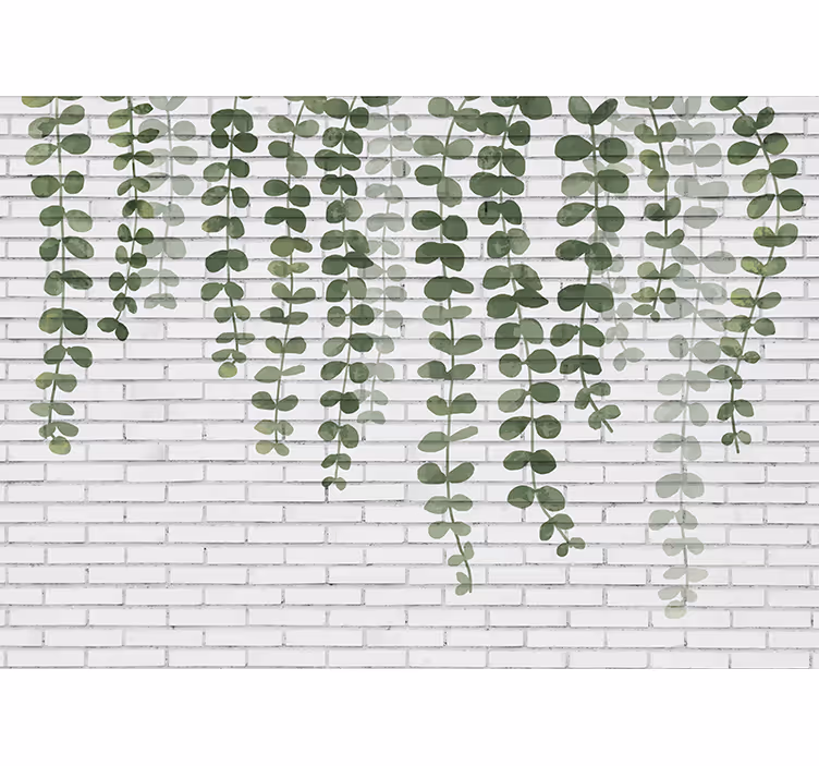 Fotomurale alberi vegetazione sospesa - TenStickers