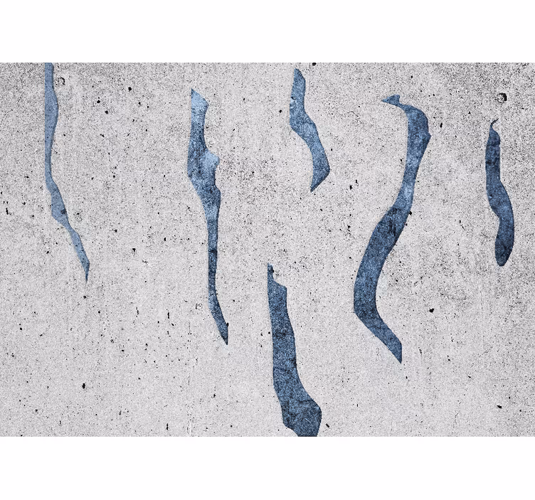 Fotomurale textures motivi blu fluenti - TenStickers