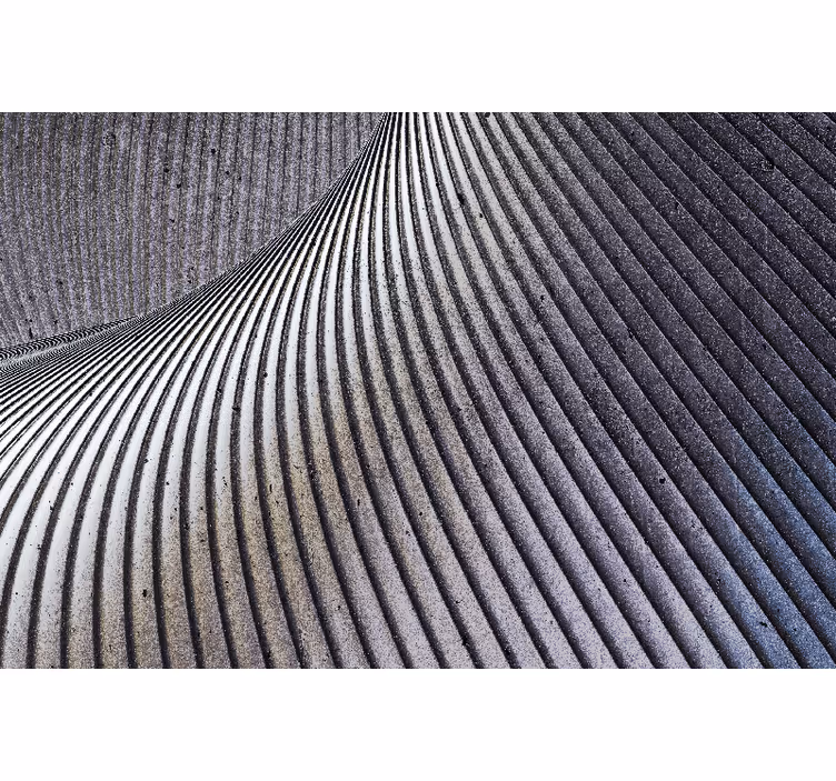 Fotomurale textures motivi di sabbia curvati - TenStickers
