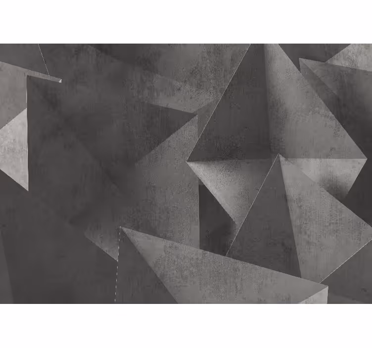 Fotomurale astratto con motivo di forme geometriche - TenStickers
