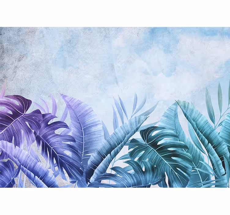 Fotomurali natura idea foglie tropicali - TenStickers