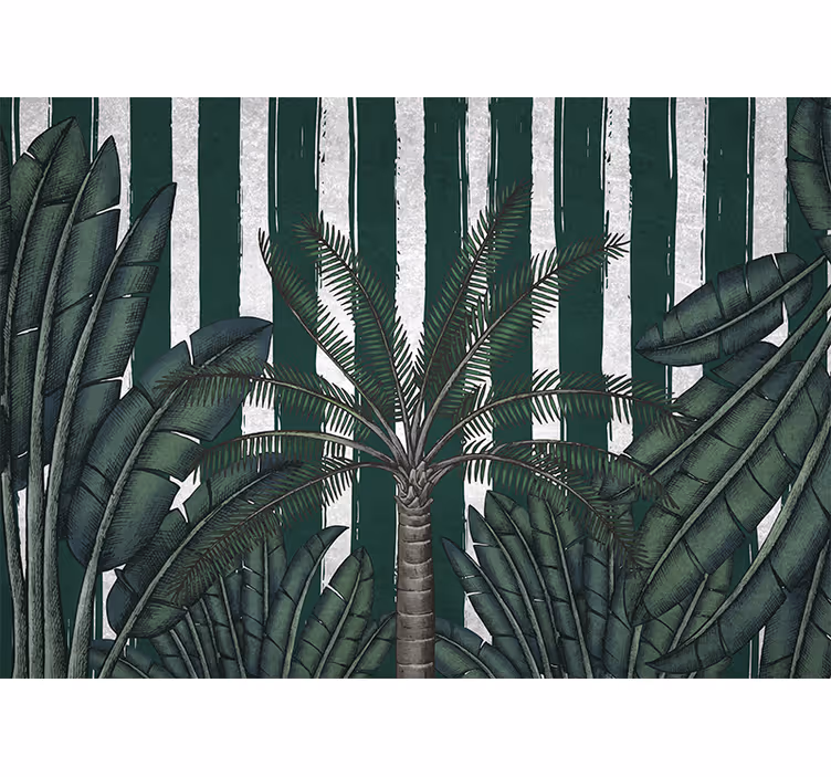 Fotomurali natura lussureggiante vegetazione tropicale - TenStickers