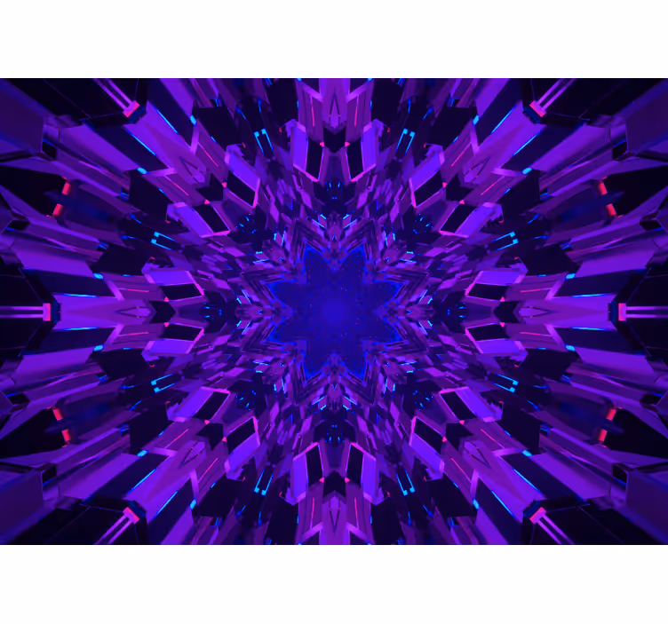 Fotomurale astratto motivo stellare geometrico - TenStickers