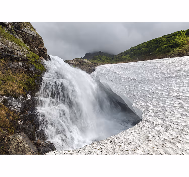 Fotomurali natura vista panoramica cascata - TenStickers