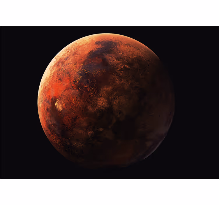 Fotomurale spaziale superficie del pianeta marte - TenStickers