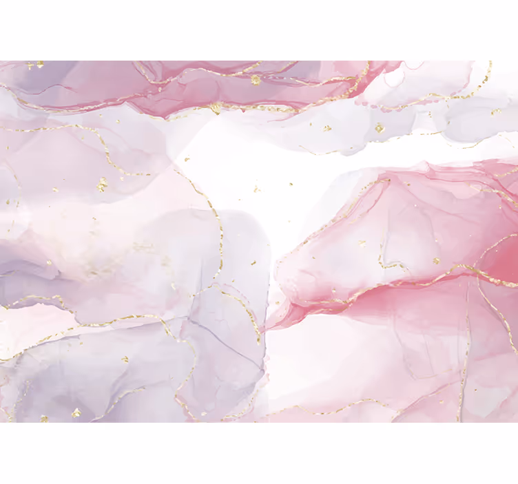 Fotomurale astratto girandole rosa delicate - TenStickers
