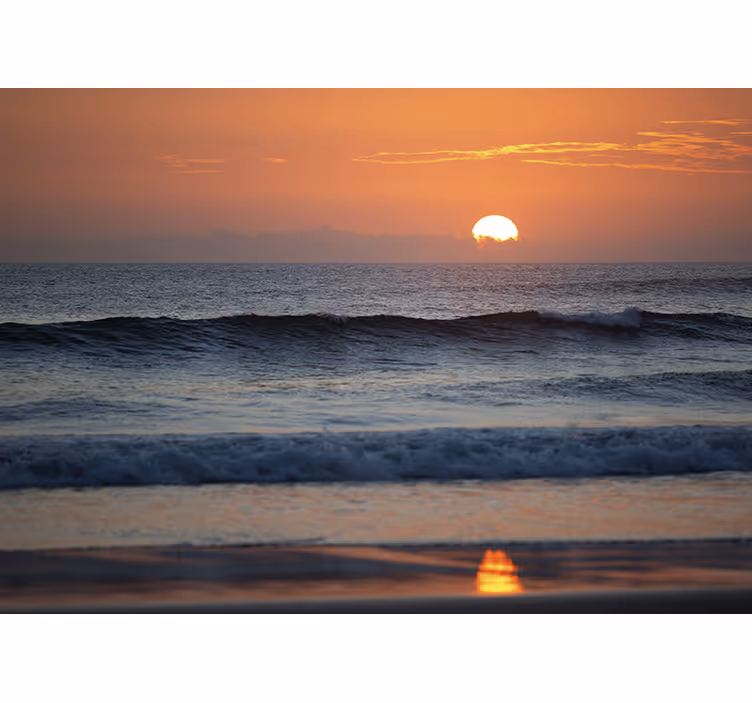 Fotomurale mare tramonto oceano orizzonte - TenStickers