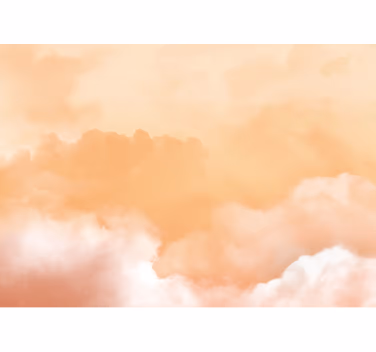 Fotomurale cielo formazione di nuvole morbide - TenStickers
