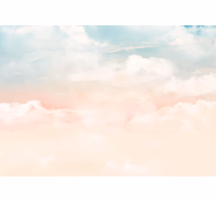 Fotomurale cielo vista nuvolosa morbida - TenStickers
