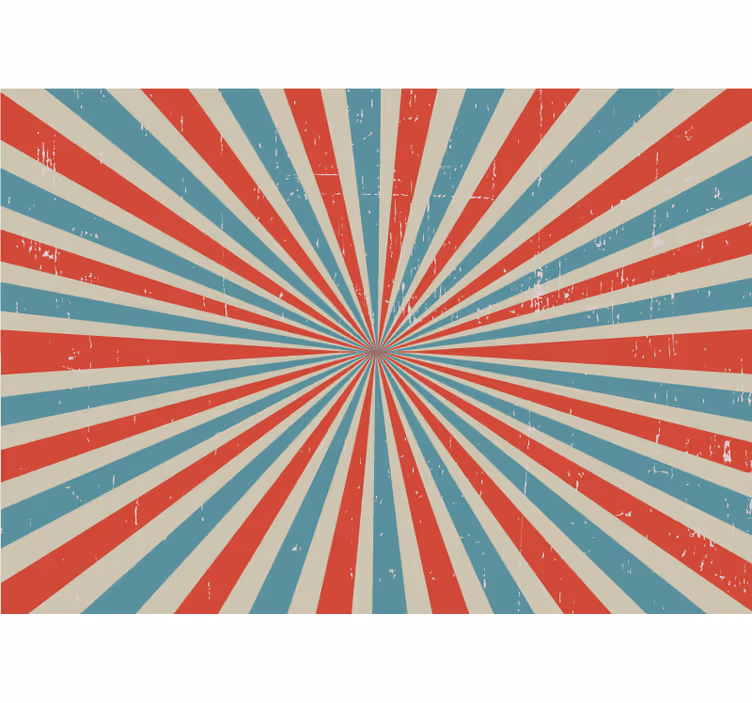 Fotomurale arte urbana esplosione di colori radiali - TenStickers