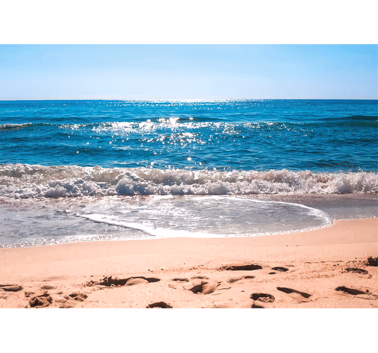 Fotomurale mare tranquillità in spiaggia - TenStickers
