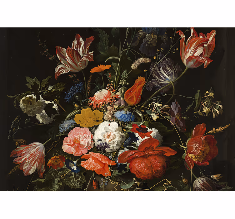 Fotomurale fiori bouquet floreale vibrante - TenStickers