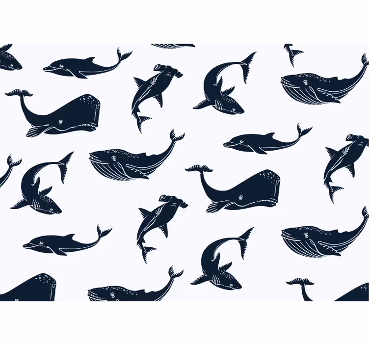 Fotomurale animali motivi di vita marina - TenStickers