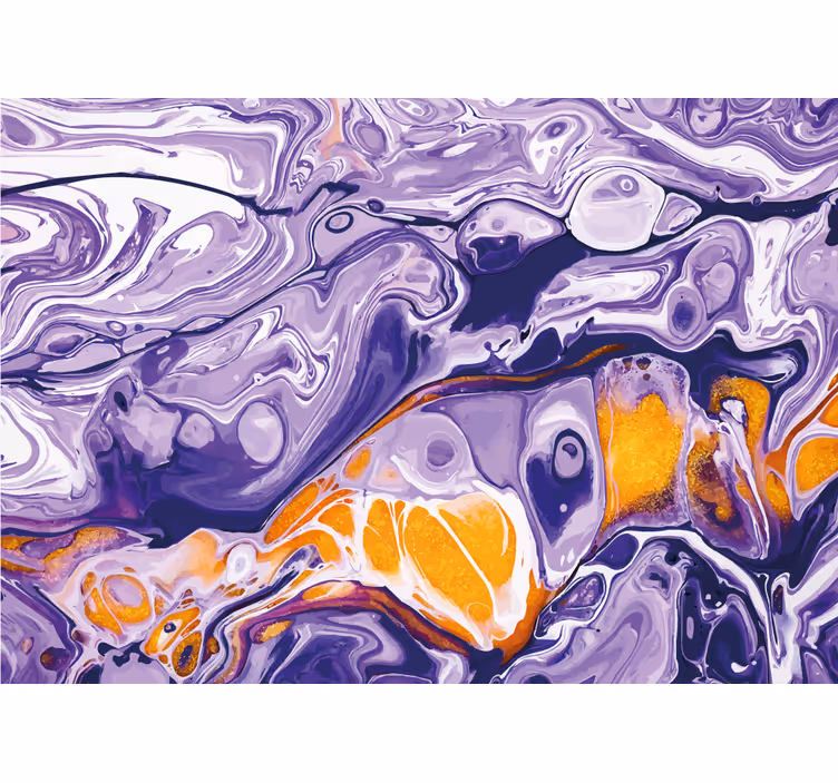 Fotomurale astratto vortice viola fluido - TenStickers