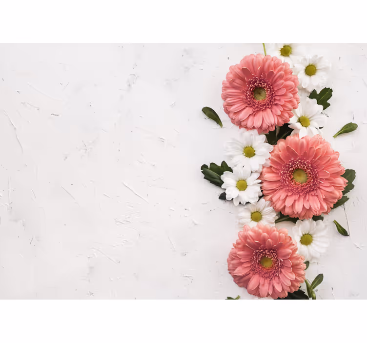 Fotomurale fiori composizione floreale rosa - TenStickers
