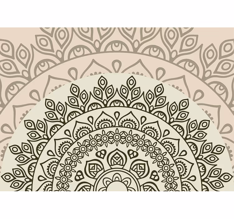 Fotomurali mandala motivo mandala complesso - TenStickers