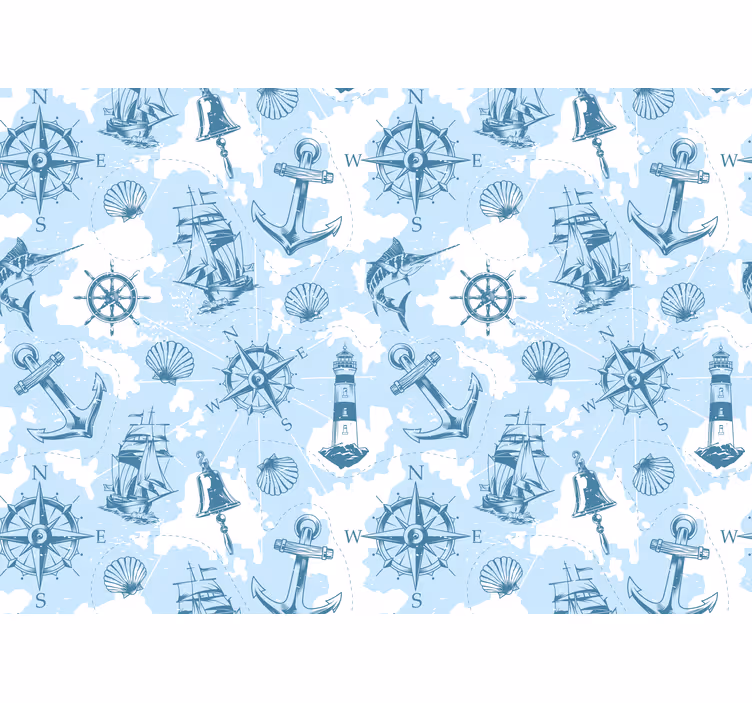 Fotomurale paesaggi elementi avventura marina - TenStickers
