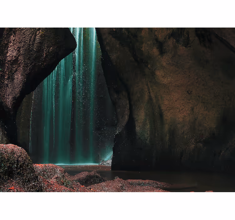 Fotomurali natura scena di cascata tropicale - TenStickers