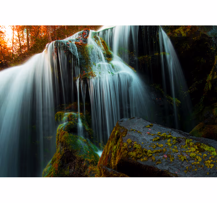 Fotomurali cascate acqua che scorre dolcemente - TenStickers