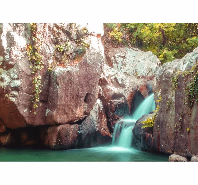 Fotomurali natura paesaggio di cascate tranquillo - TenStickers