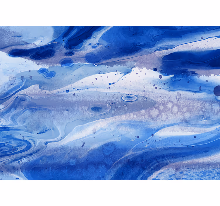 Fotomurale astratto motivi di onde oceaniche - TenStickers