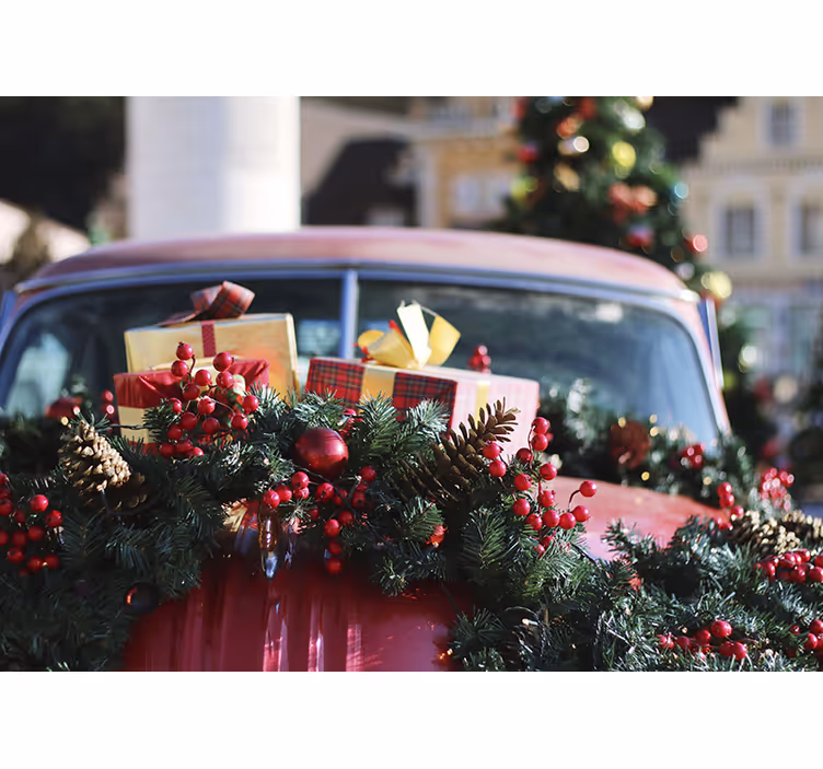 Fotomurale di natale regali festivi - TenStickers