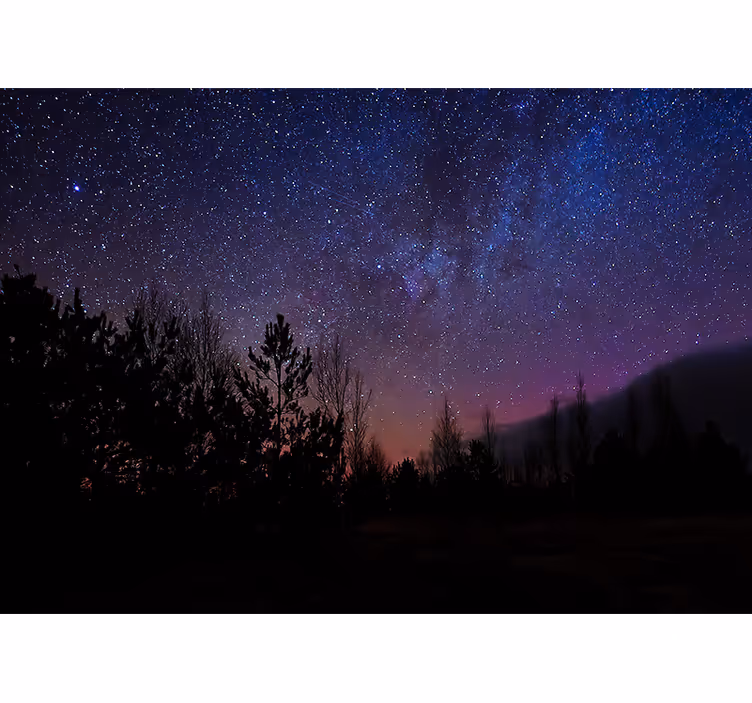 Fotomurale spaziale tela celestiale serale - TenStickers