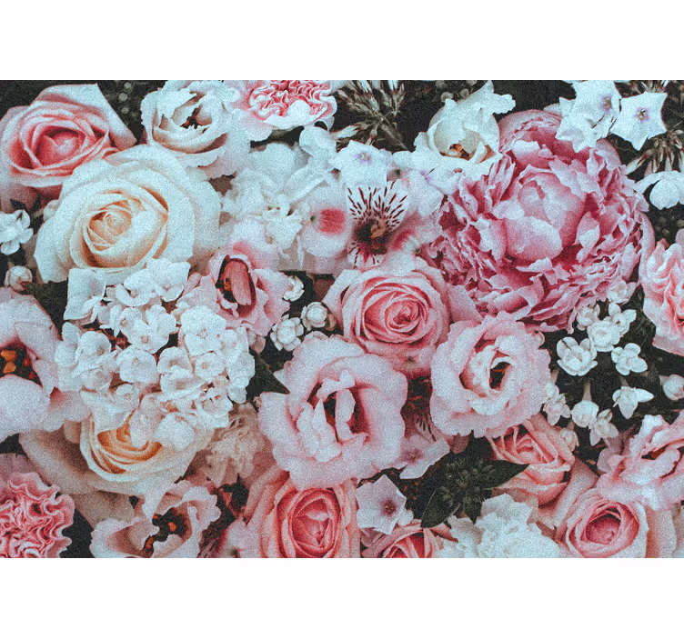 Fotomurale fiori composizione floreale incantevole - TenStickers