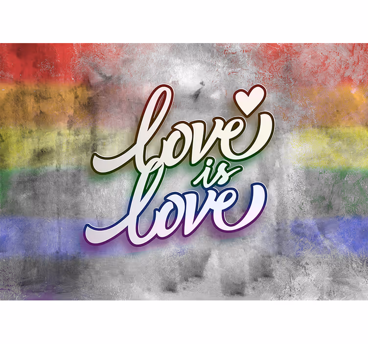 Fotomurale amore l'amore è amore - TenStickers