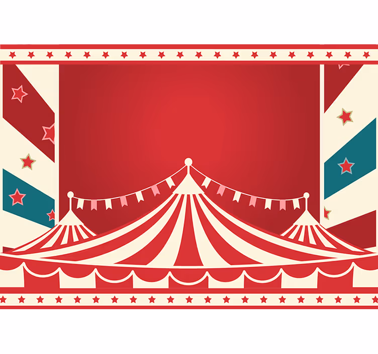 Fotomurale amore festa sotto il tendone - TenStickers
