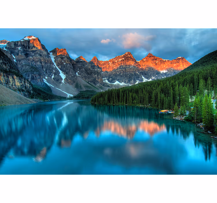 Fotomurale paesaggi echi delle grandi montagne - TenStickers