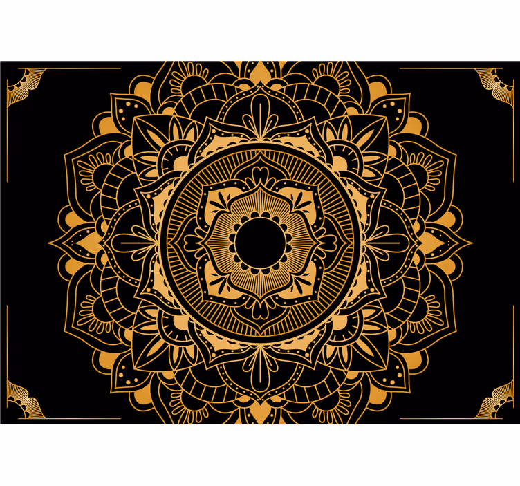 Fotomurali mandala design mandala elegante - TenStickers