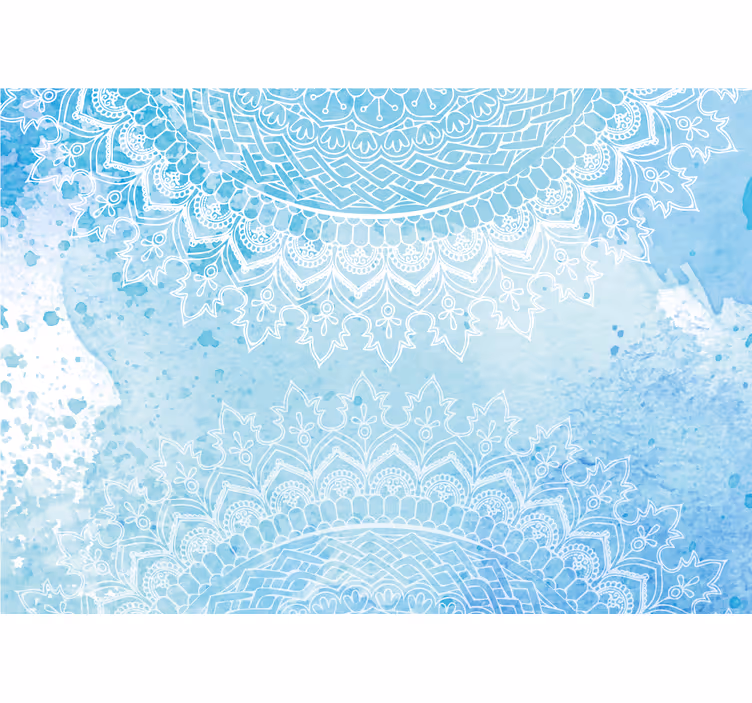 Fotomurali mandala motivi di pizzo intricati - TenStickers