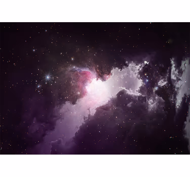 Fotomurale spaziale vortice di nebulosa cosmica - TenStickers