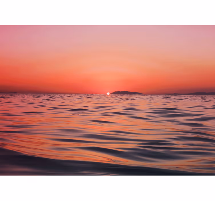 Fotomurale mare crepuscolo sul mare - TenStickers