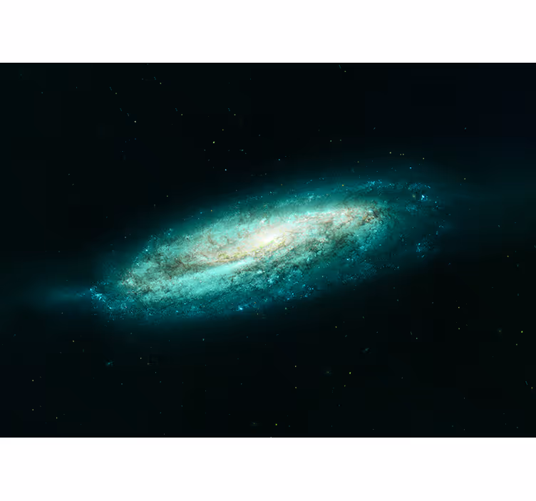 Fotomurale spaziale formazione a spirale galattica - TenStickers