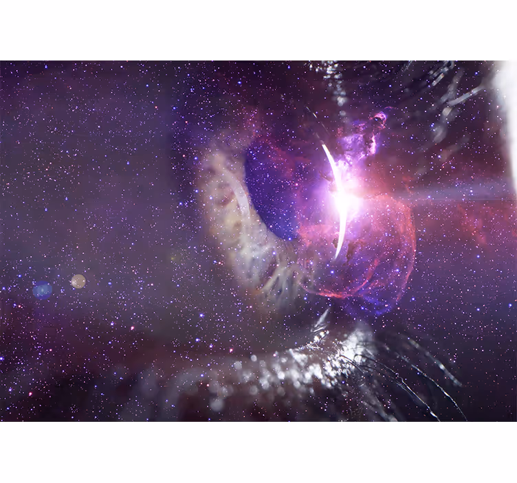 Fotomurale spaziale prospettiva occhio galattico - TenStickers