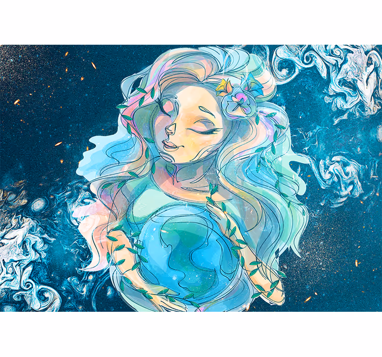 Fotomurale fantasia guardiano della terra incantevole - TenStickers