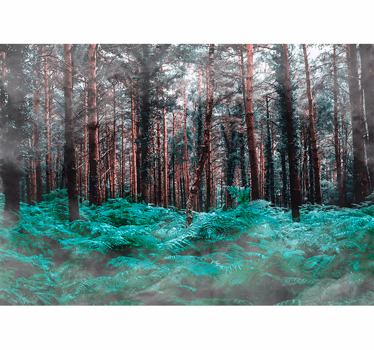 Fotomurali natura selvaggio verde lussureggiante - TenStickers
