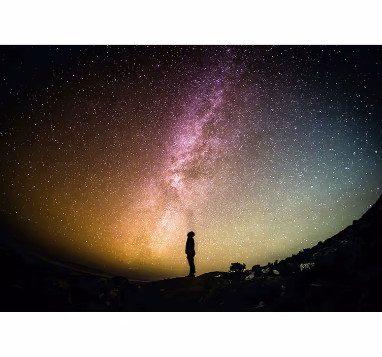 Fotomurale spaziale vista notturna celestiale - TenStickers