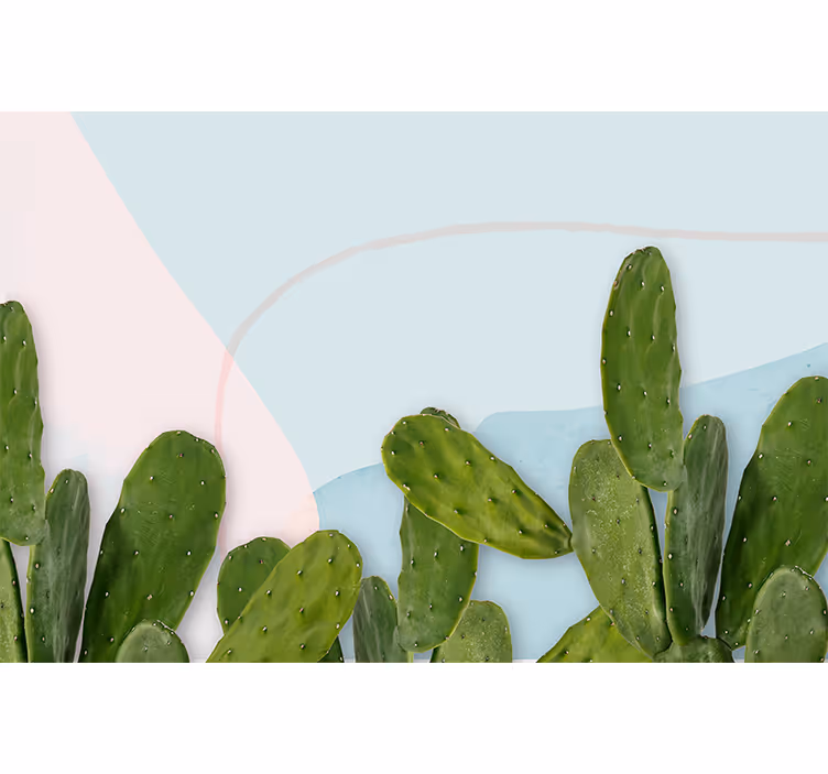 Fotomurali natura design cactus e piante verdi - TenStickers