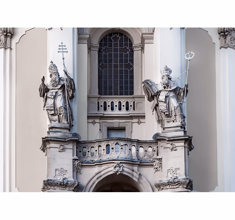 Fotomurale classico statue dei re - TenStickers