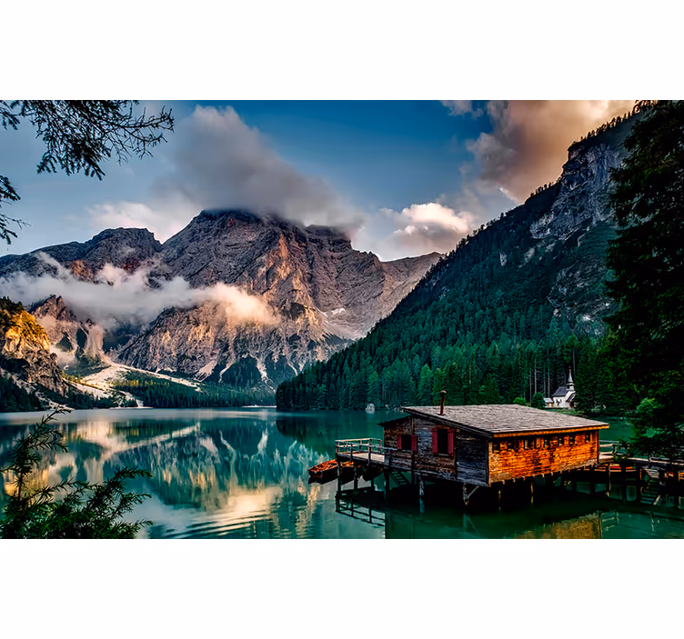 Fotomurale paesaggi vista panoramica di montagne - TenStickers